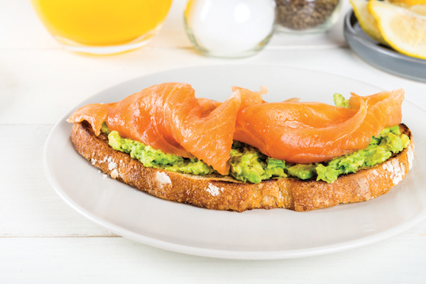 Recette Santé du Coeur : Tartines avocat saumon