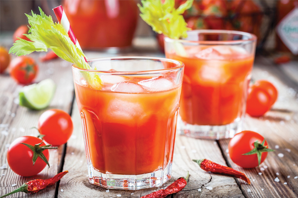 Recette Circulation : jus de tomates épicé