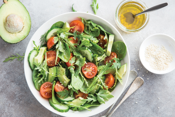 RECETTE ANTI STRESS : Salade composée légère