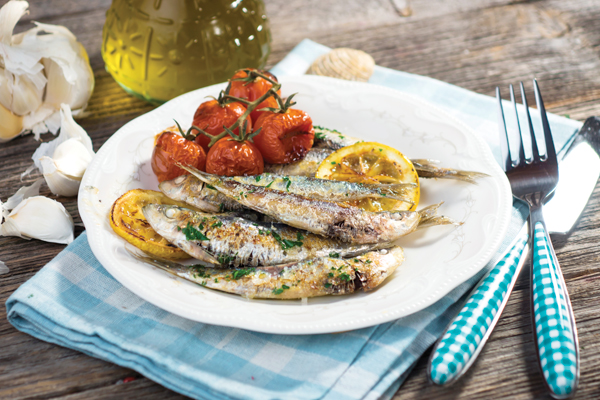 RECETTE ANTI OSTEOPOROSE : SARDINES AIL ET BASILIC