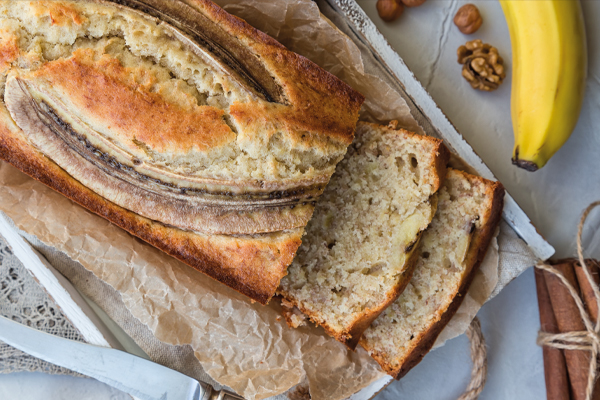 RECETTE ANTI STRESS : Banana bread vegan