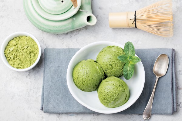 RECETTE ANTIOXYDANT : Crème glacée au thé matcha 